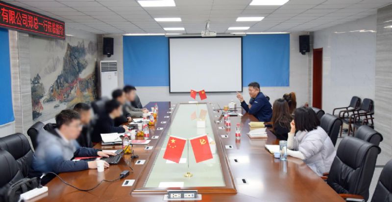 國(guó)內(nèi)龍頭企業(yè)考察團(tuán)蒞臨我公司考察負(fù)極設(shè)備并展開座談會(huì)議